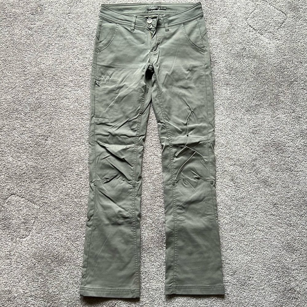 Prana Halle Pant Low Rise Straight Leg Stretch Zion